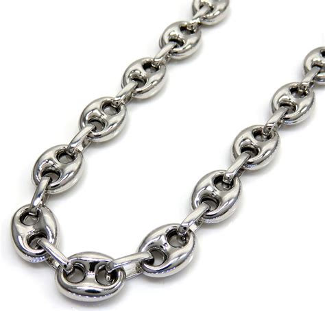 gucci link silver chain|Gucci link chain images.